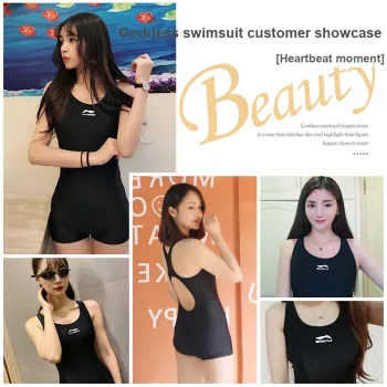 LiNing Sports Fashion Collection Swimming Sets Polyamide, Elastane, Polyester Swimming Pool, Seaside Women's Black