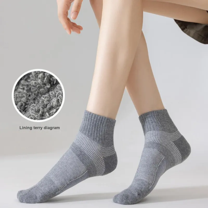 H YXIANG Ankle Socks Women's 5 Pack-4