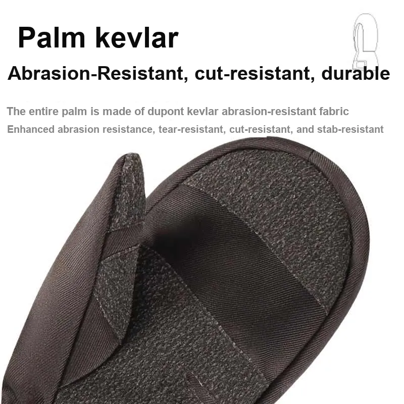 PEAK Ski Gloves Fleece-Lined Warm Mittens Unisex-1