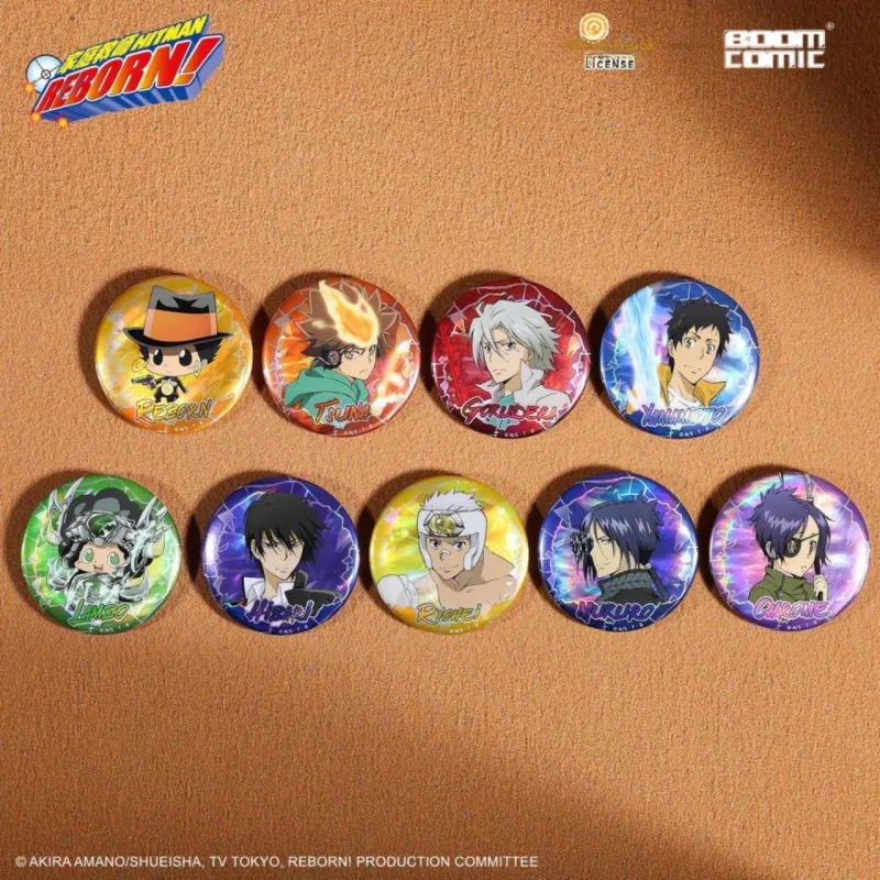 BOOM COMIC x MUSE Family Tutor HITMAN REBORN! Future Collection, Badge Badges-18