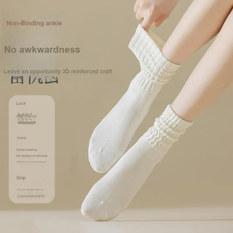 MIIOW Trend Party Series Mid Calf Socks Women's Shopping Bag 5 Pack-3
