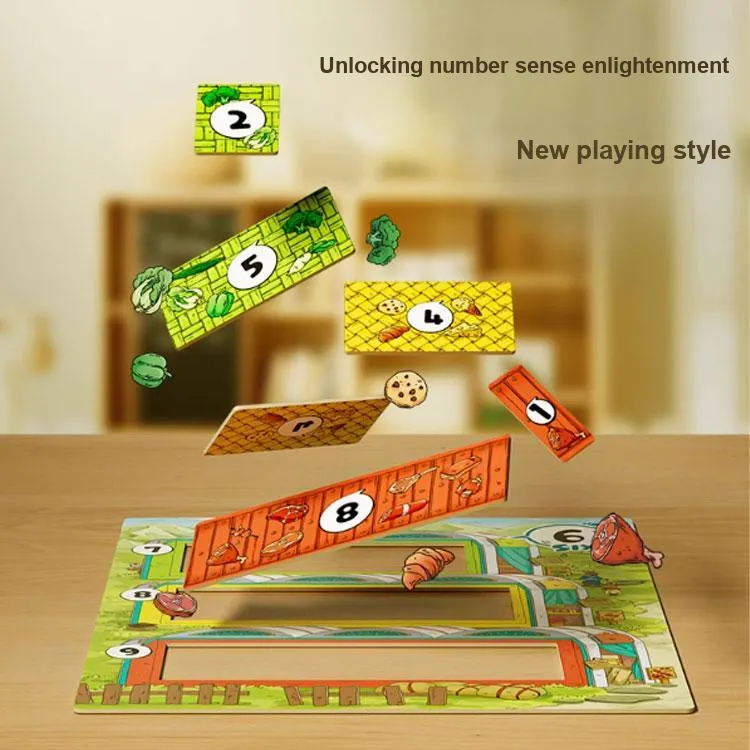 YAOFISH Cargo Truck Full Of Math Addition And Subtraction Practice Brain Teaser Board Games-3