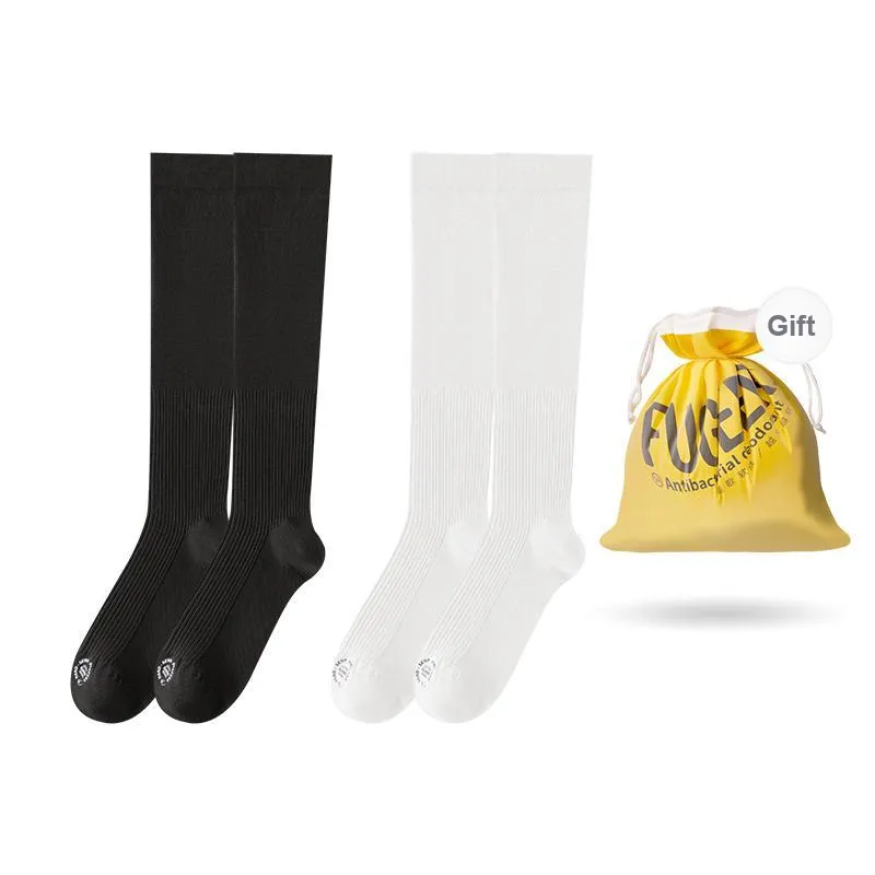 FUGEER Knee High Socks Women's Combo Set-18