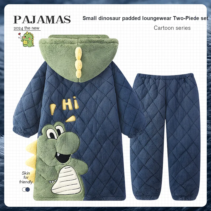 O'MESIK Pajama Set Men's Dark Blue-1
