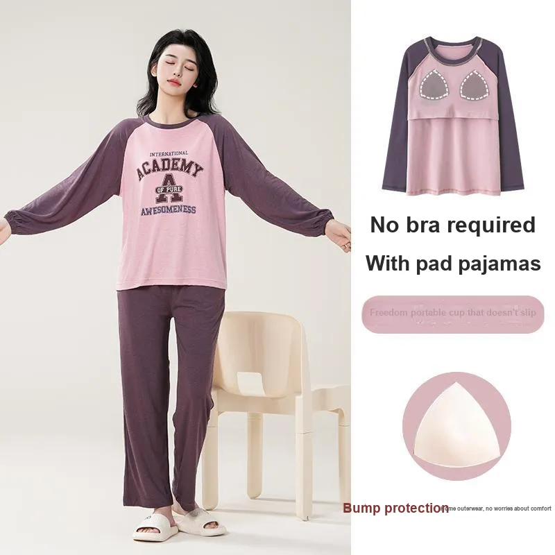 MADALLO Pajama Set Women's Dark Purple-2