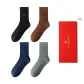 [4 Pack Box Included]Black *1 Camel *1 Navy Blue *1 Dark Gray *1