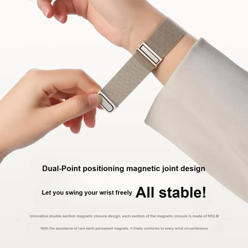W&P Apple Compatibility Watch Band 20cm Metal-1
