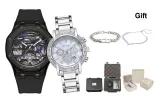 Black Mechanical+Moon White[Bracelet & Clothing Sets]