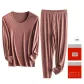 Large Crew Neck-Russet Red