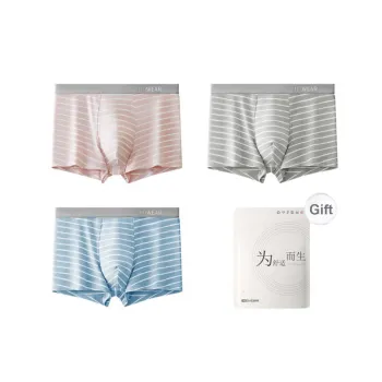 Red Bean Underpants Men's Shopping Bag 3 Pack