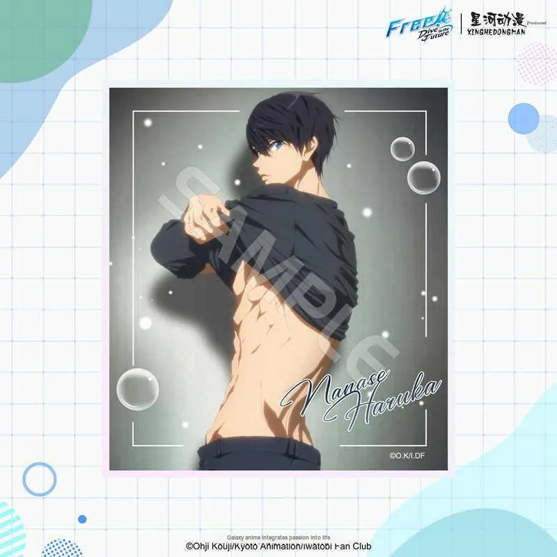 Xhdm Free! Lens Collection Haruka Nanase Model Anime Artboard Prints-1