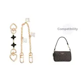 Black Four-Leaf Clover Extender Chain+Four-Leaf Clover Decorative Chain 30cm[Underarm Back]