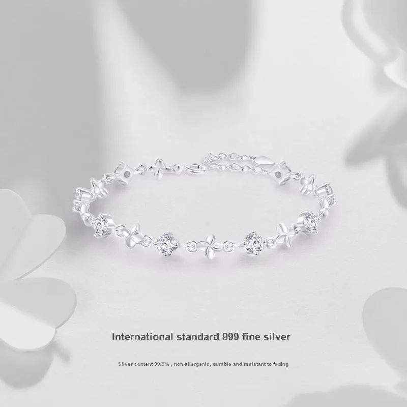 JUICY GRAPE S999 Fine Silver Bracelets Women's-2