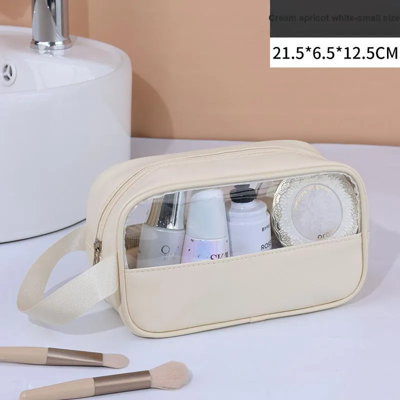 LETOO PVC Makeup Bag Large Size Unisex Multicolor-3
