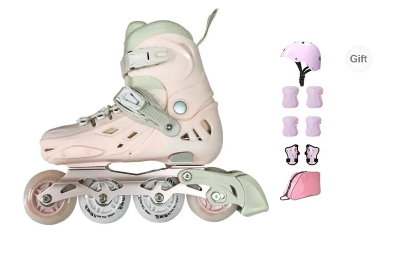 Sway Inline Skate Unisex White/Pink/Green-9