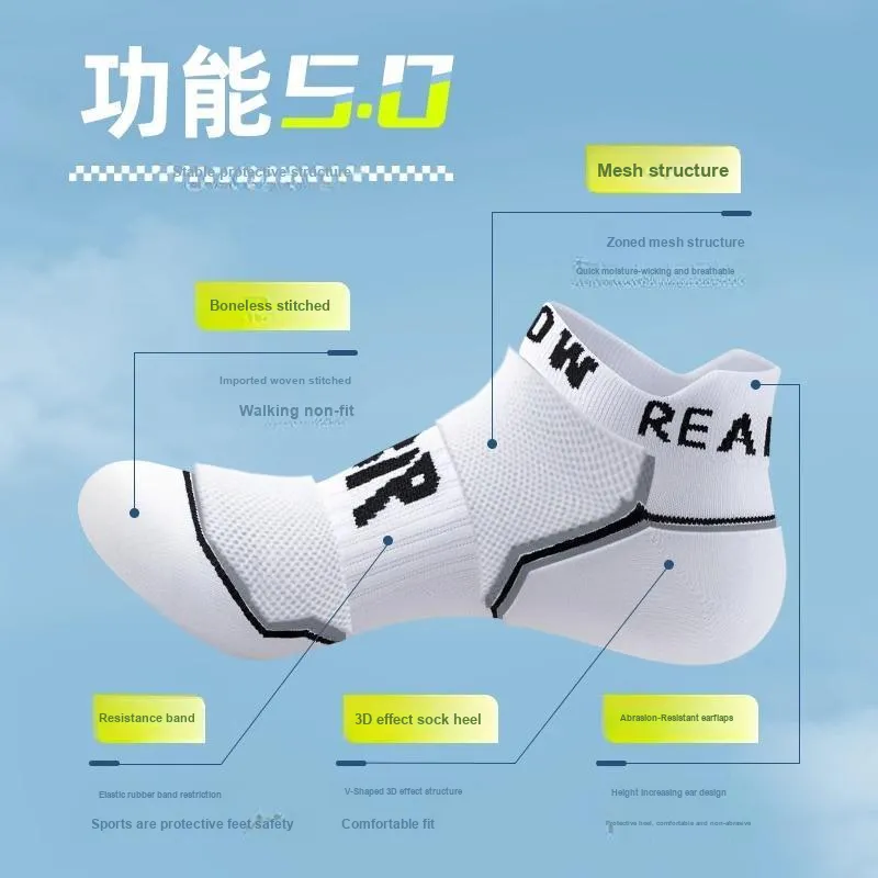 Taste The Color Ankle Socks Men's 5 Pack-1