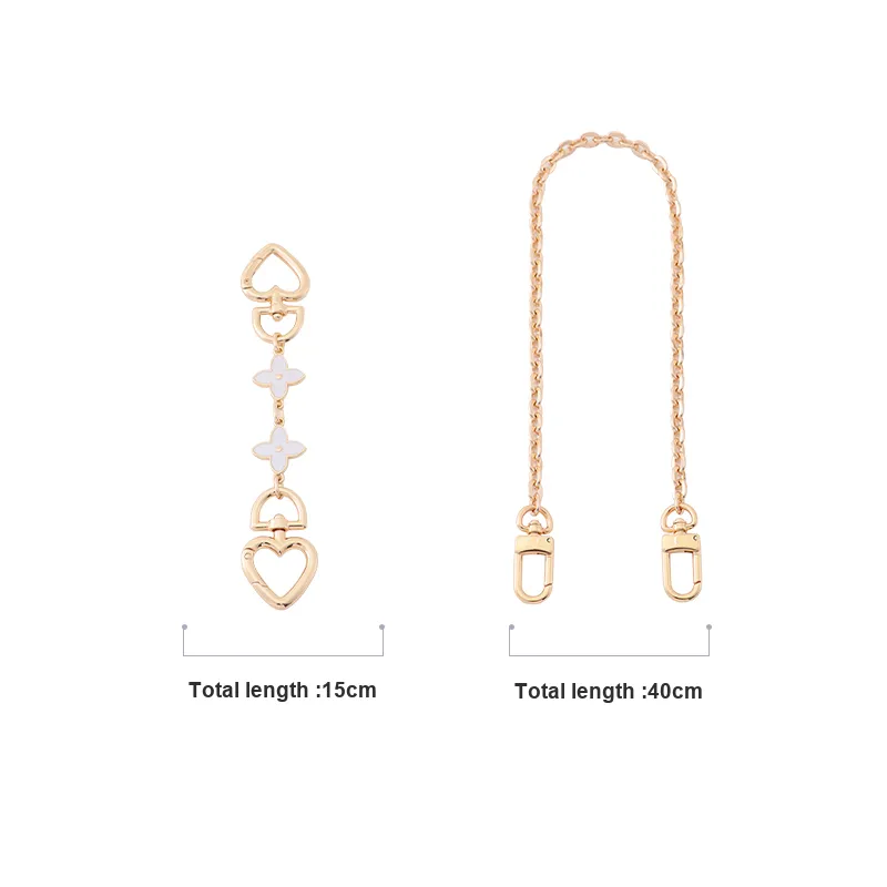Gloya Alloy Decorative Chain Bag Accessory Women's Gold Tone-1