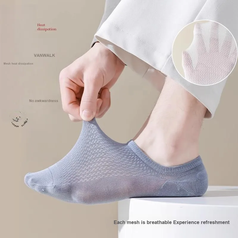 H YXIANG Ankle Socks Men's Box 6 Pack-1