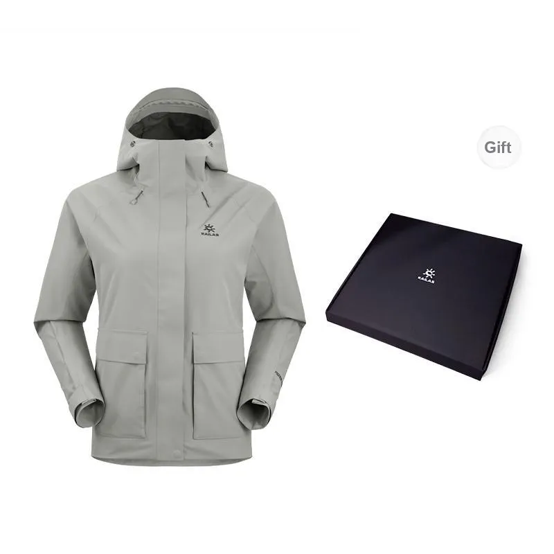 KAILAS Waterproof And Windproof Hooded Windbreaker Coats Women's-7