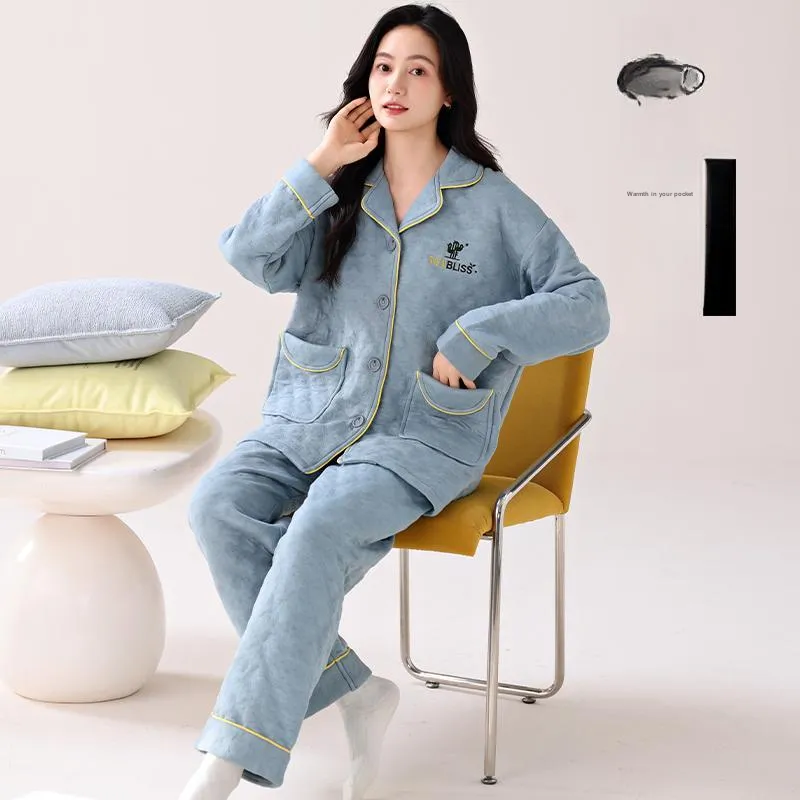 UAVAE Pajama Set Women's Image Color-2
