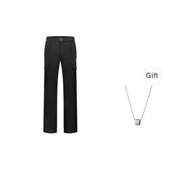 MAMMUT Mountain Tough Casual Pants Unisex Black Comes With Necklace