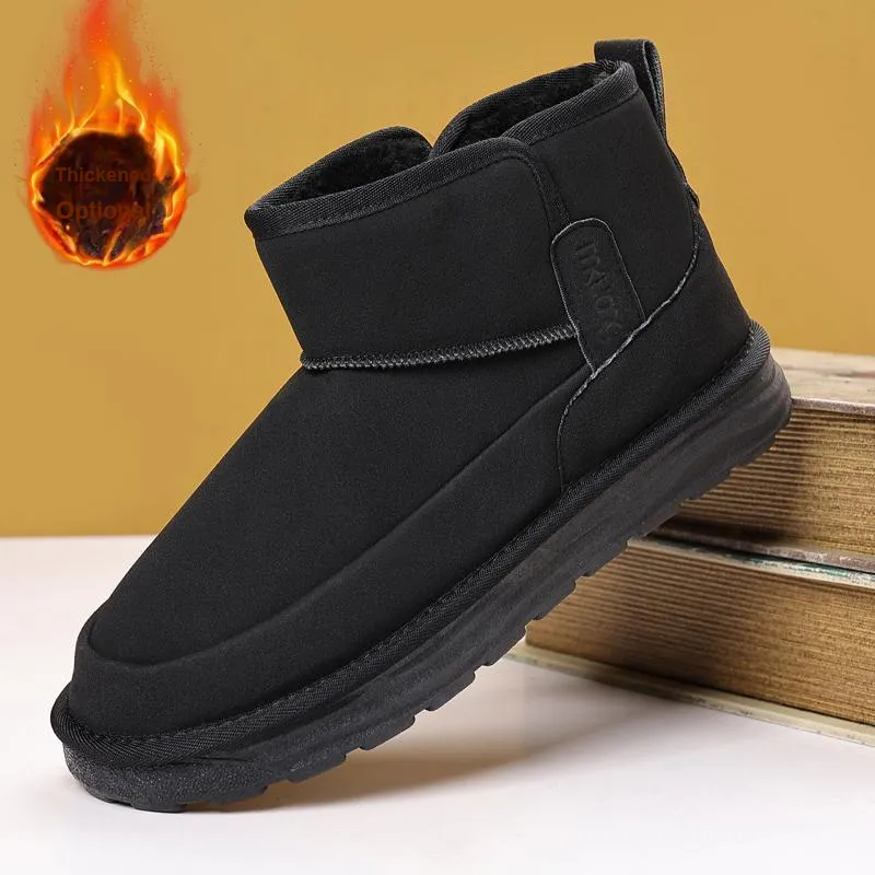 Wooden Rabbit Thermal Short Snow Boots Men's-4