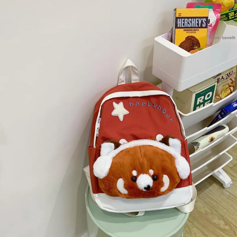 SUN EARTH &U Nylon Fabric Backpack Unisex Multicolor-5