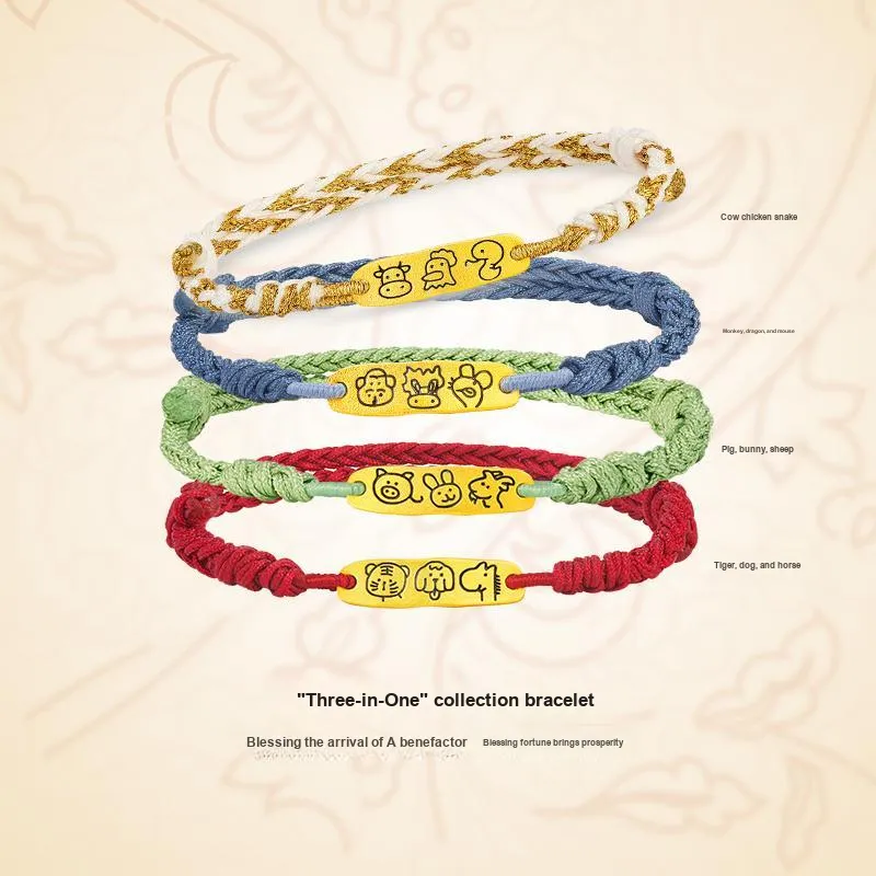 CHJ JEWELLERY Gold Bracelet Unisex-24