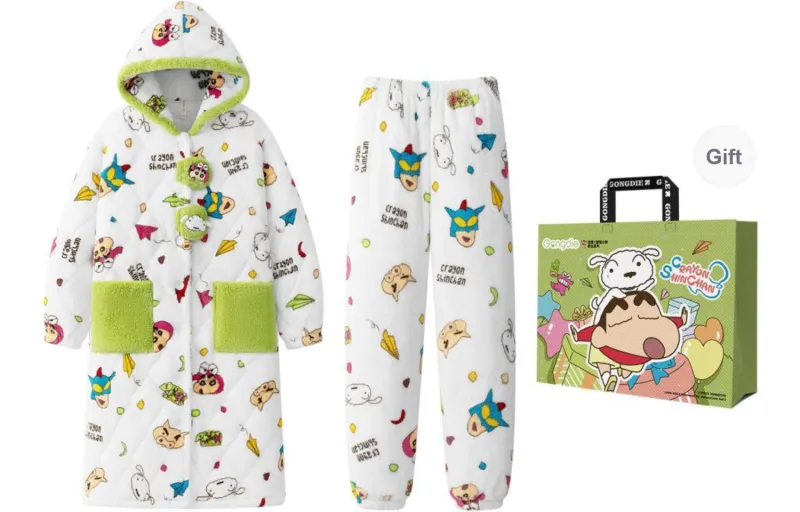Gongdie x LABIXIAOXIN LIANMINGKUAN Pajama Set Unisex White Shopping Bag-6