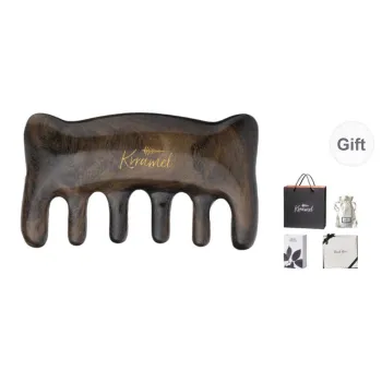 Krramel Gift Box Set Combs Massage Scalp Meridian Comb Hair Nourishing Comb Portable