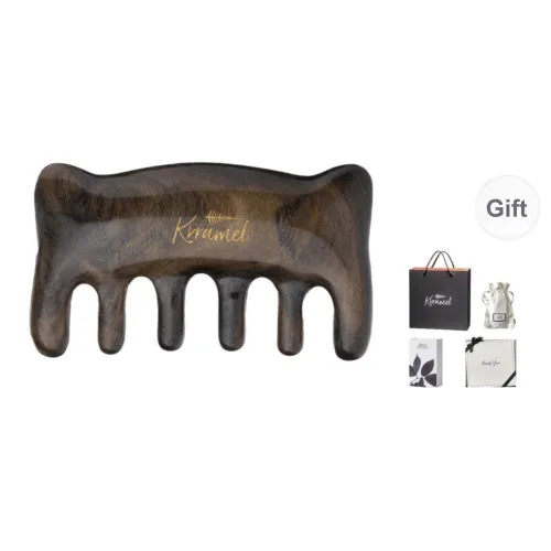 Krramel Gift Box Set Combs Massage Scalp Meridian Comb Hair Nourishing Comb Portable