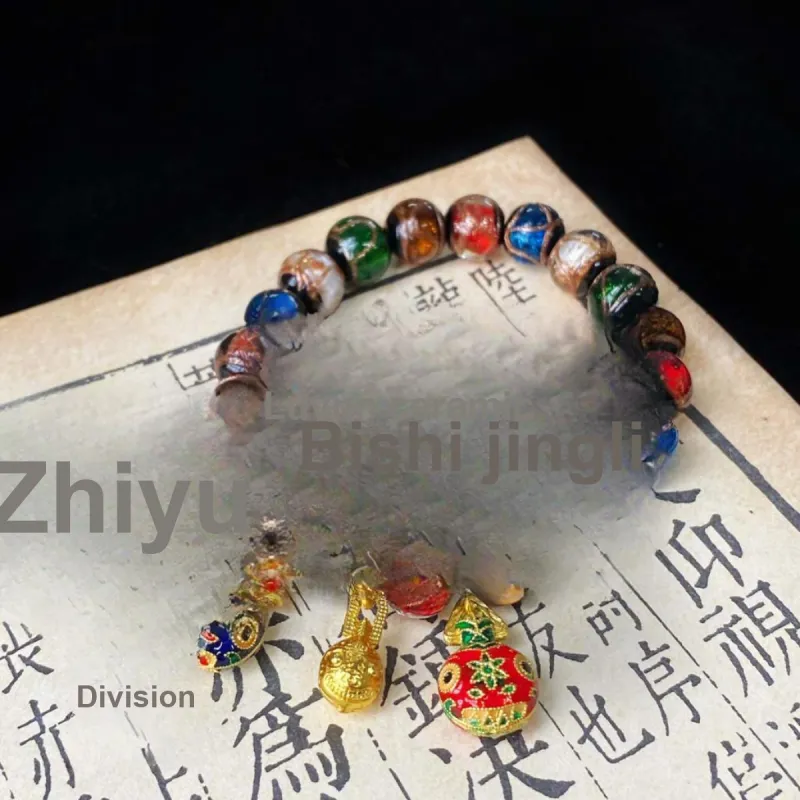Linguanying Colored Glaze Jade Bracelets Unisex-28