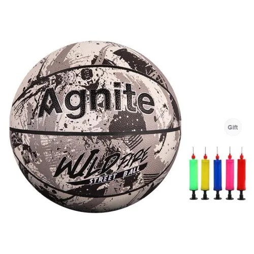 Deli PU Basketball Gray Black Size 7 Training
