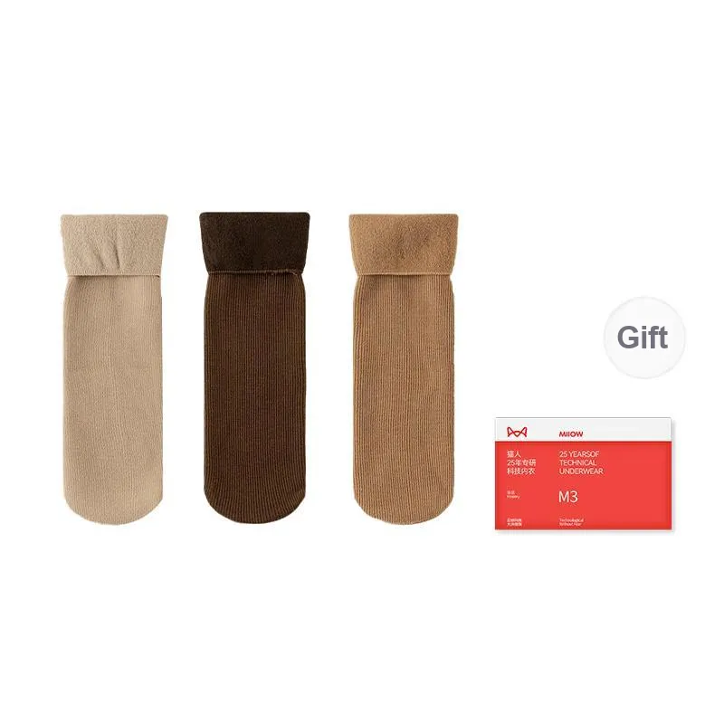 MIIOW Trend Party Series Mid Calf Socks Women's Shopping Bag 3 Pack-5