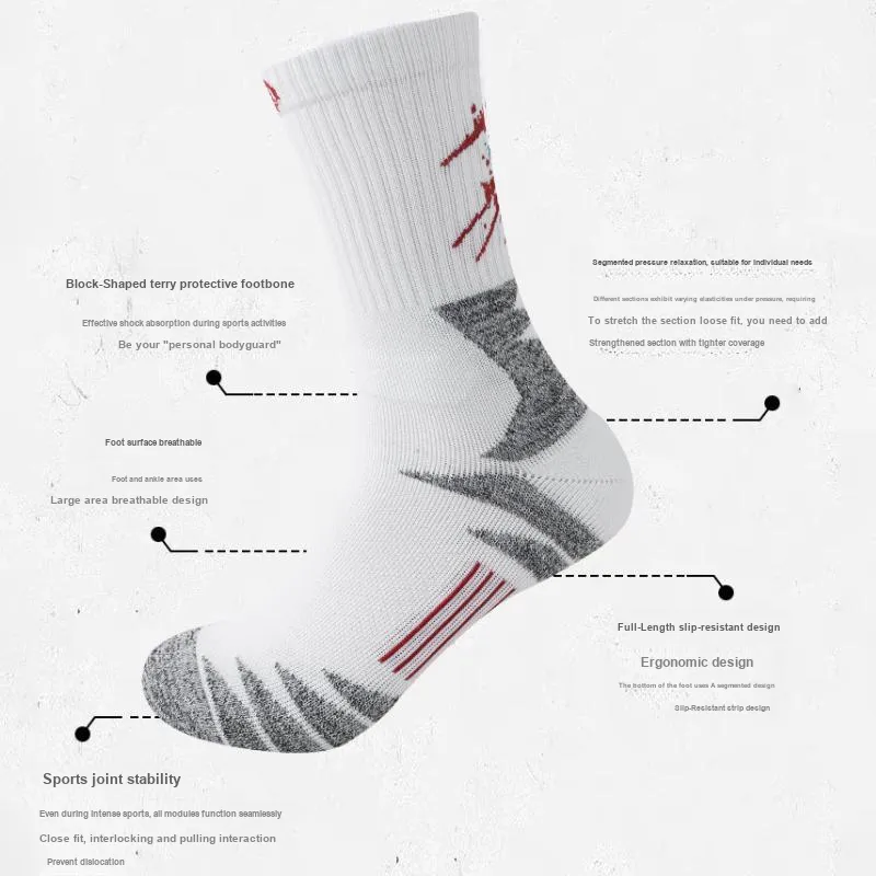 MIIOW Basketball Socks Unisex Combo Set-3