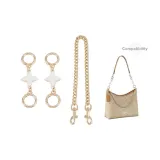 White Four-Leaf Clover 10cm[Two Pieces]+Decorative Chain 45cm
