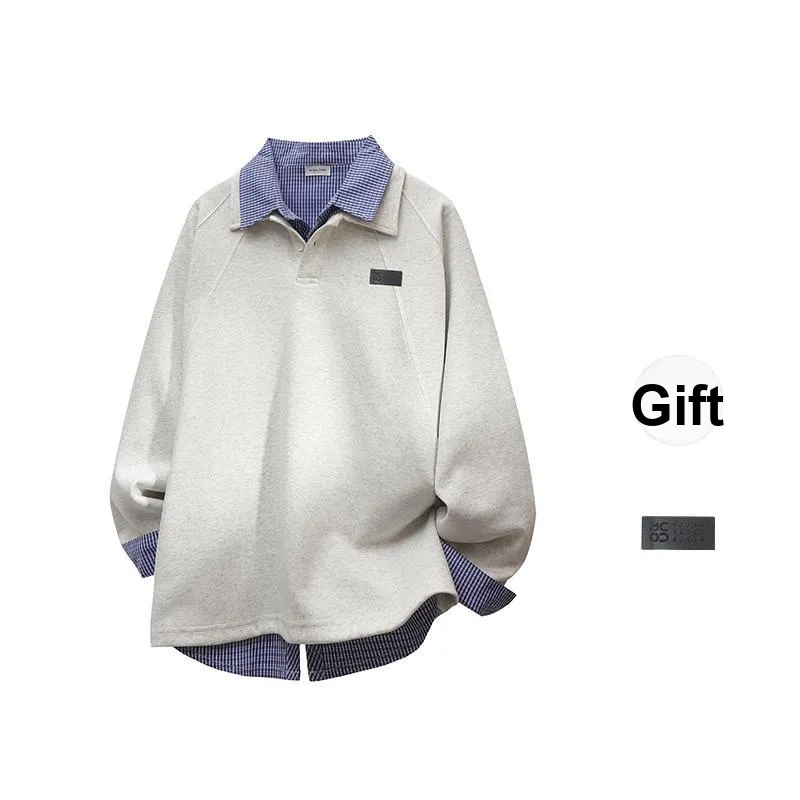 YOSICIL Polo Shirt Unisex White Gray