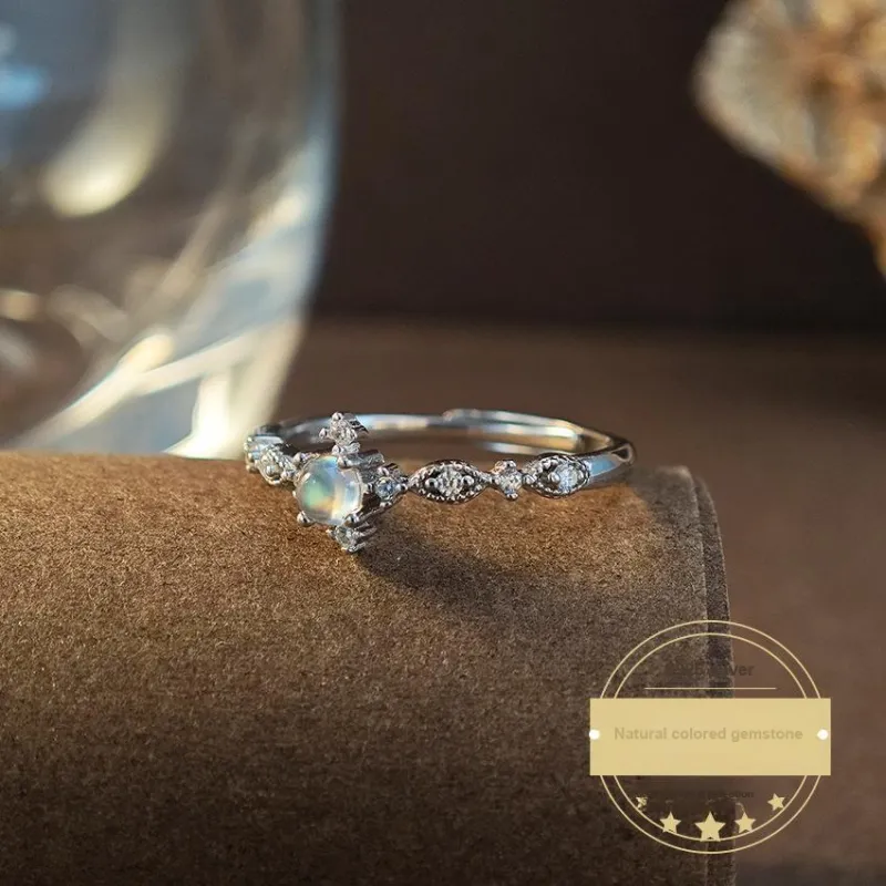 Andaozi Natural Colored Gemstones Rings Women's-2