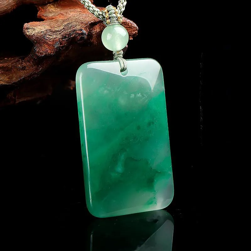 YINXIANGMOU African Emerald Necklaces Unisex-1