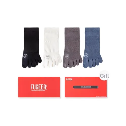 FUGEER Низкие носки для мужчин упаковка из 4 пар