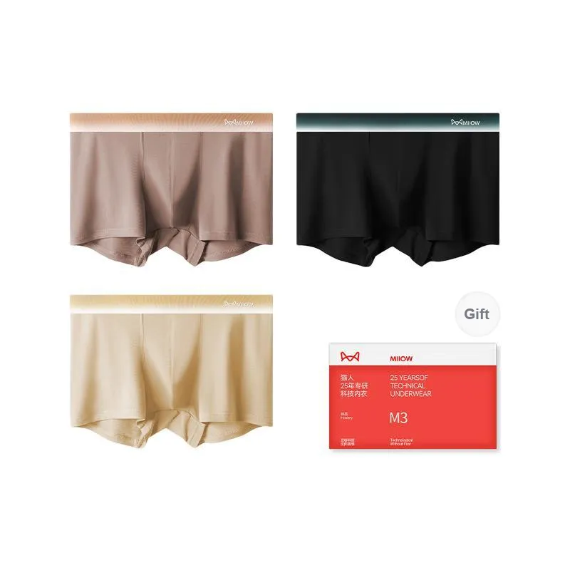 MIIOW Cool One Summer Series Underpants Men's Shopping Bag 3 Pack-6