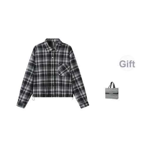 PIERRE CARDIN Черно-белая клетка Женские Рубашки