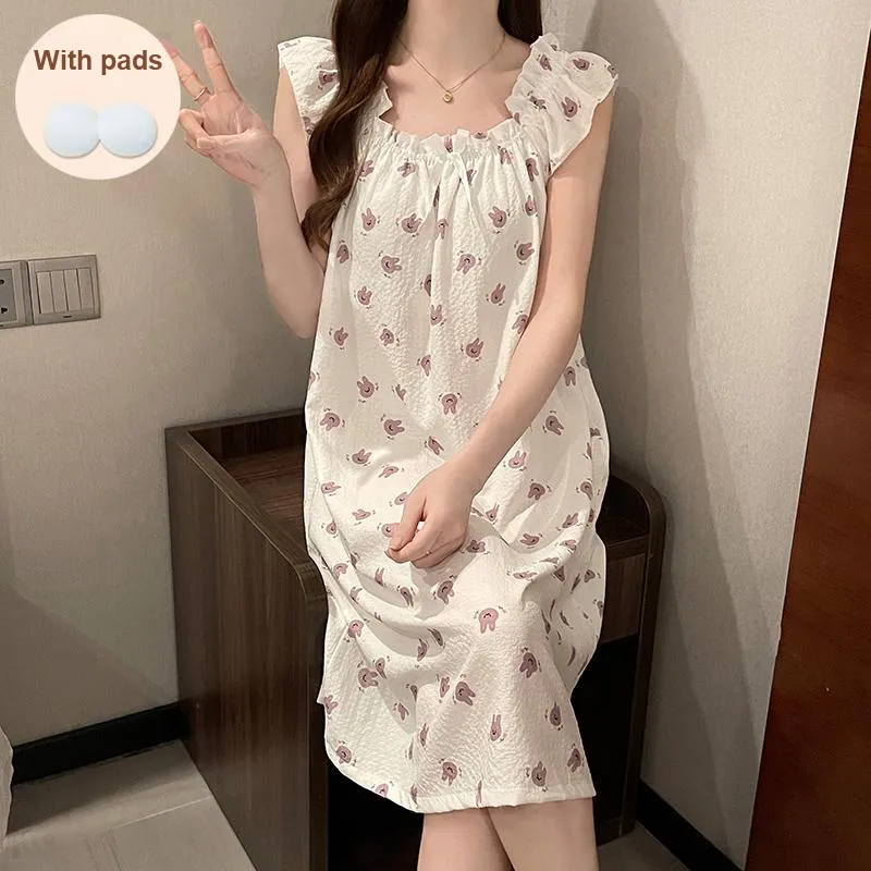 Ta Yan Nightgown Women's Apricot-1
