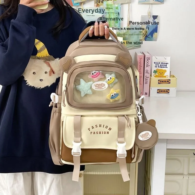 AIBAG Twill Backpack Unisex Multicolor-16
