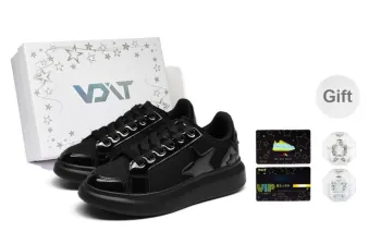 VOIT Casual Shoes Unisex Low Top Classic Black
