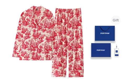 Floating light islands Men Pajama Sets