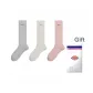 [3 Pack] White/Gray Pink/Light Heather Gray