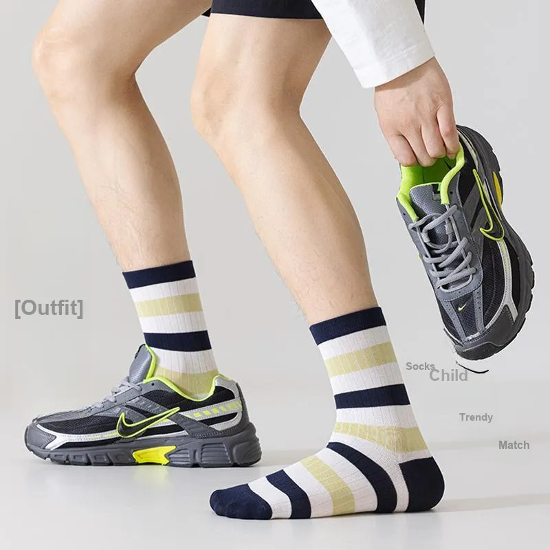 Top Melon Mid Calf Socks Men's 5 Pack-30