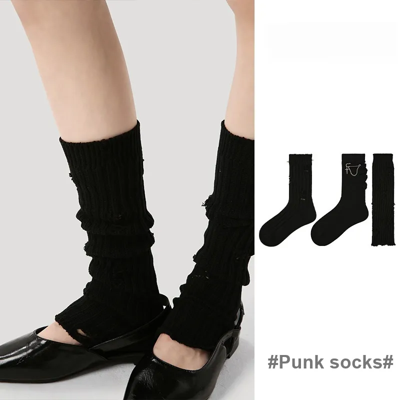 Vine Color Mid Calf Socks Unisex 3 Pack Punk Socks-3