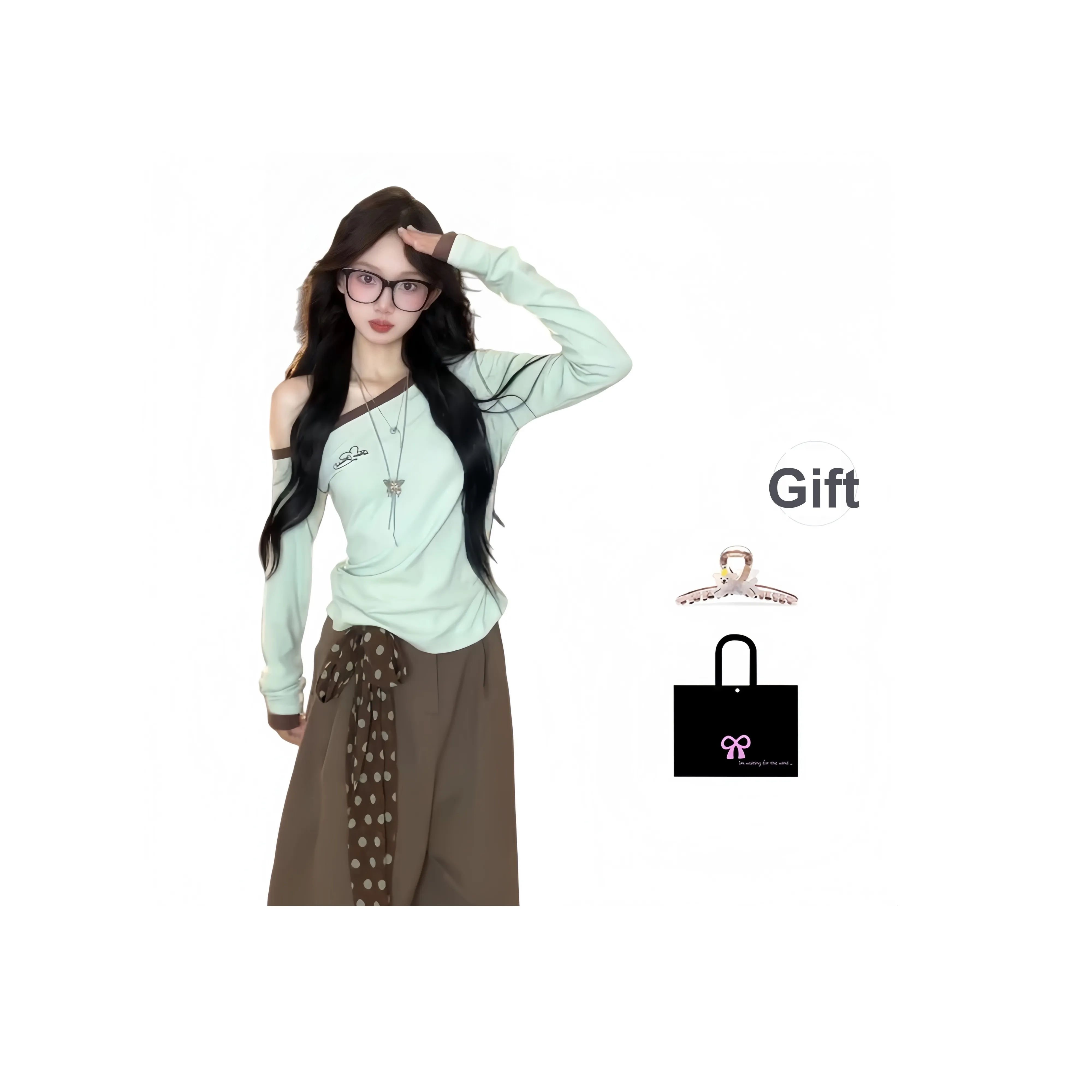 Aimilian Зеленые Женские T-рубашки